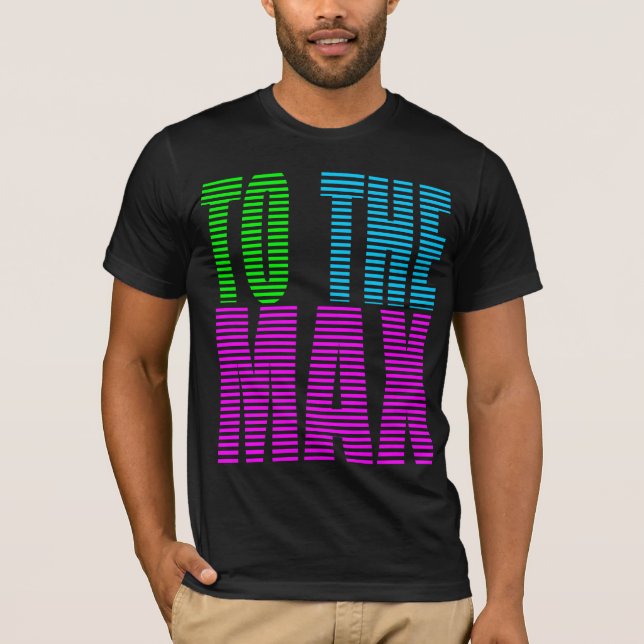 Corey Tiger 80er Style TO MAX T-Shirt (Vorderseite)