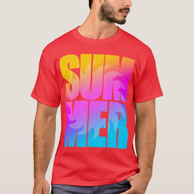 Corey Tiger 80er Summer Sun T-Shirt (Vorderseite)