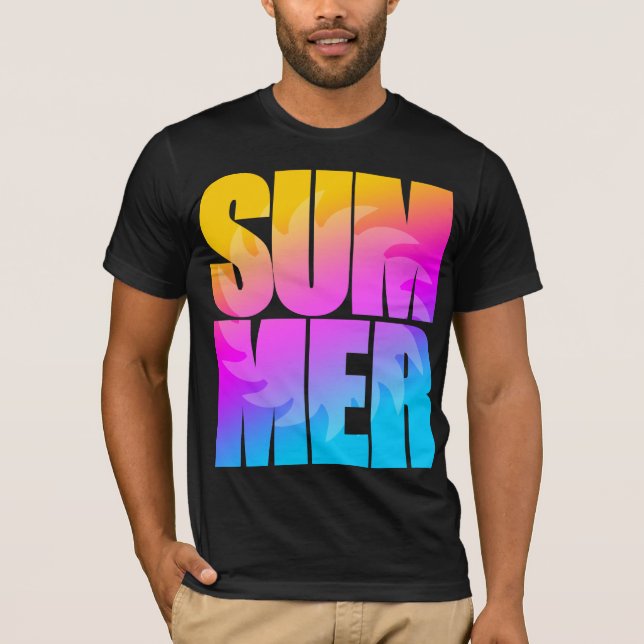 Corey Tiger 80er Summer Sun T-Shirt (Vorderseite)