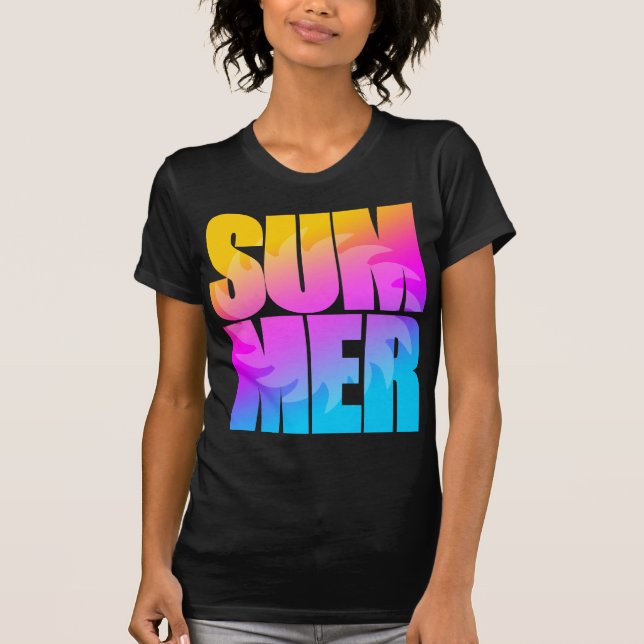 Corey Tiger 80er Summer Sun T-Shirt (Vorderseite)