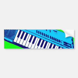 Corey Tiger 80er Synthesizer-Tastatur Autoaufkleber