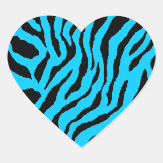 Corey Tiger 80er Tiger Streifen Herz-Aufkleber