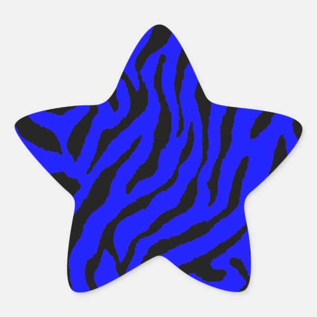 Corey Tiger 80er Tiger Streifen Stern-Aufkleber (Vorderseite)