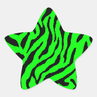 Corey Tiger 80er Tiger Streifen Stern-Aufkleber