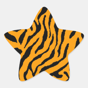 Corey Tiger 80er Tigerstreifen Stern-Aufkleber