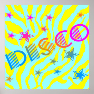 Corey Tiger 80er Vintag Disco Stars Poster
