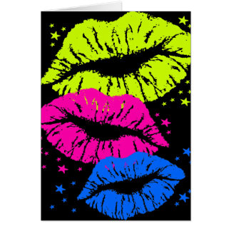 Corey Tiger 80er Vintag Lips & Stars Kisses