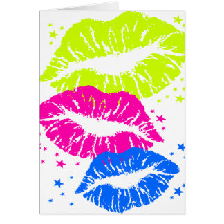 Corey Tiger 80er Vintag Lips & Stars Kisses