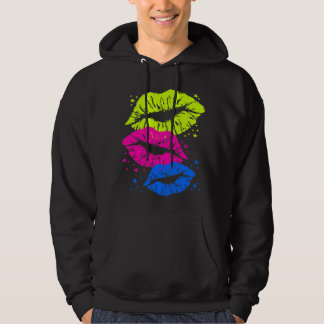 Corey Tiger 80er Vintag Lips & Stars Kisses Hoodie