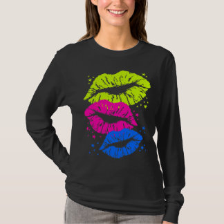 Corey Tiger 80er Vintag Lips & Stars Kisses T-Shirt