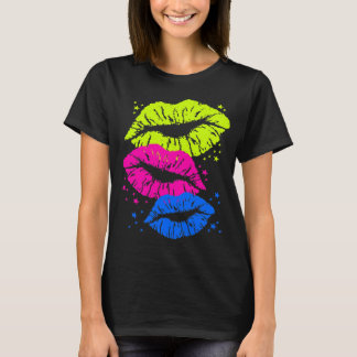 Corey Tiger 80er Vintag Lips & Stars Kisses T-Shirt