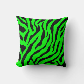 Corey Tiger 80er Vintag Neon Animal Stripes Kissen