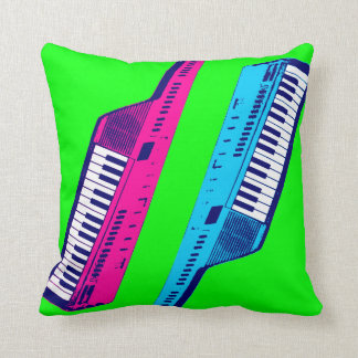 Corey Tiger 80er Vintag Neon Keytar Kissen
