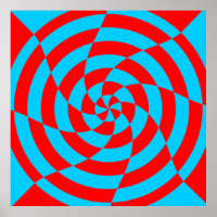 Corey Tiger 80er Vintag Op Art