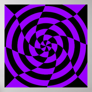 Corey Tiger 80er Vintag Op Art Poster