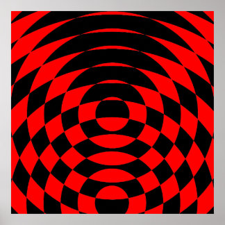 Corey Tiger 80er Vintag Op Art Poster