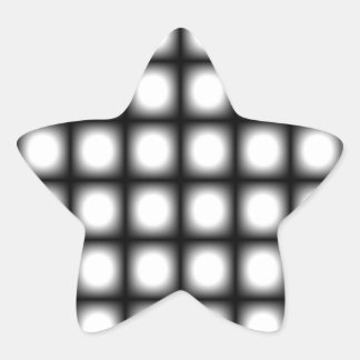 Corey Tiger 80er Vintag Op Art Stern-Aufkleber