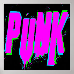 Corey Tiger 80er Vintag PUNK Poster