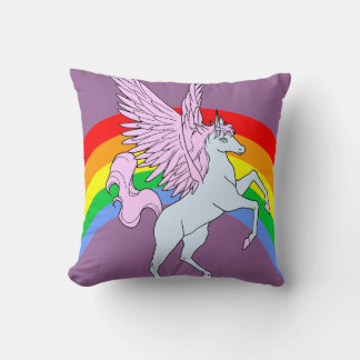 Corey Tiger 80er Vintag Rainbow Unicorn Kissen