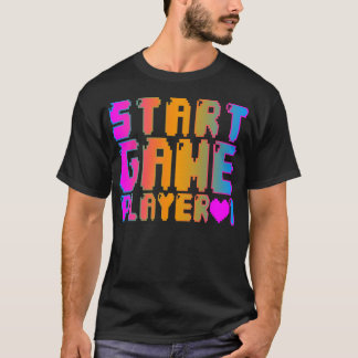 Corey Tiger 80er Vintag Start Game Player 1 T-Shirt