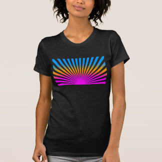 Corey Tiger 80er Vintag steigende Sonnenstrahlen T-Shirt