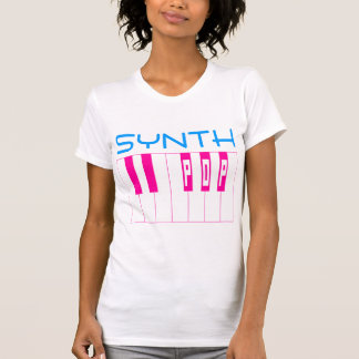 Corey Tiger 80er Vintag Style Synth Pop Tastatur T-Shirt