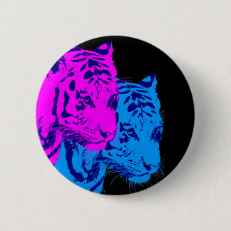 Corey Tiger 80er Vintag Twin Tigers Button