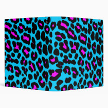 Corey Tiger 80er Vintage Blau Leopard