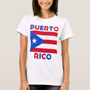 Corey Tiger 80er Vintage Puerto Rico Flagge T-Shirt