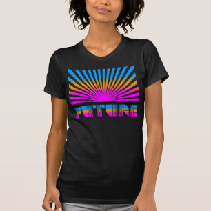 Corey Tiger 80er Vintage Rising Sun Future Streife T-Shirt
