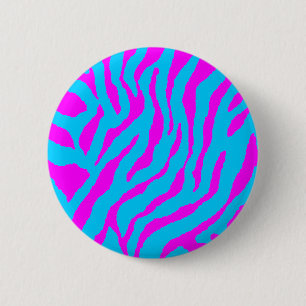 Corey Tiger-80er Vintage Tiger-Streifen Button