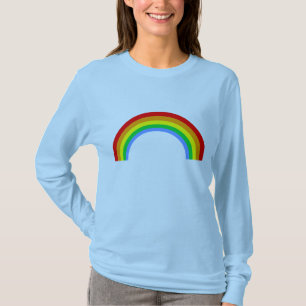 Corey Tiger-80er Vintager Regenbogen T-Shirt