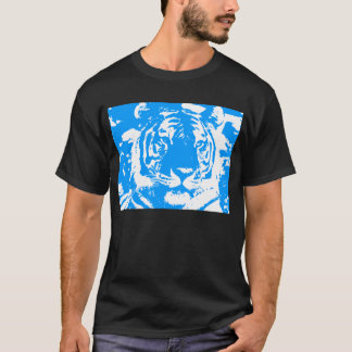 COREY TIGER 80's BLAUE TIGER FACE T-Shirt