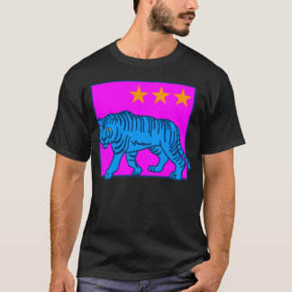 COREY TIGER 80's BLAUE TIGER STARS T-Shirt