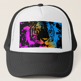 COREY TIGER 80'S NEW WAVE TIGER FACE TRUCKERKAPPE
