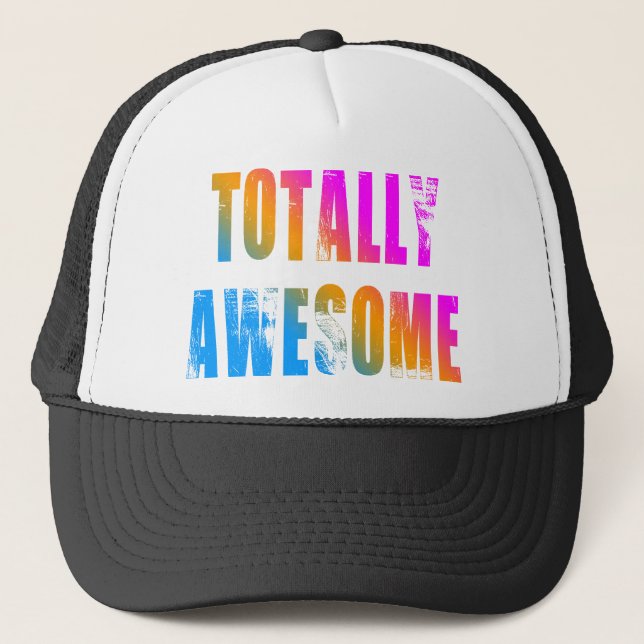 COREY TIGER 80's RETRO GANZ PHANTASTISCH Truckerkappe (Vorderseite)