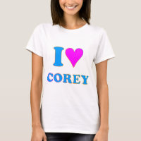 COREY TIGER 80's Retro I LIEBE COREY