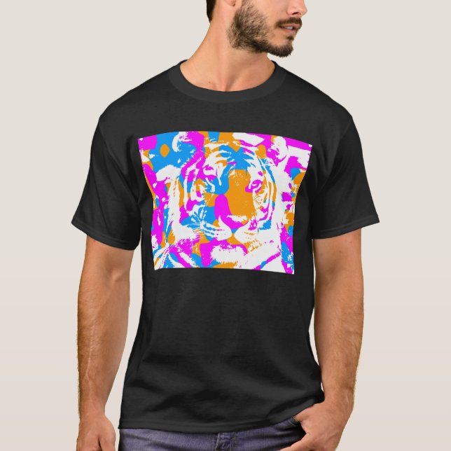 COREY TIGER CAMOUFLAGE TIGER FACE T-Shirt (Vorderseite)
