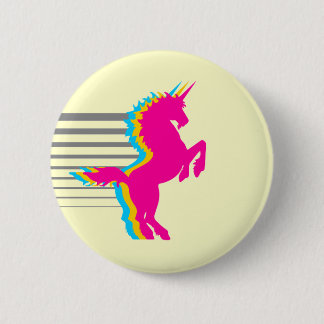 COREY TIGER RETRO VINTAG UNICORN DER 80er Jahre Button