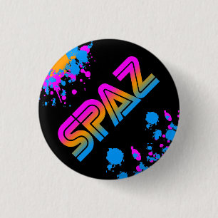 COREY TIGERachtziger jahre SPAZ Button