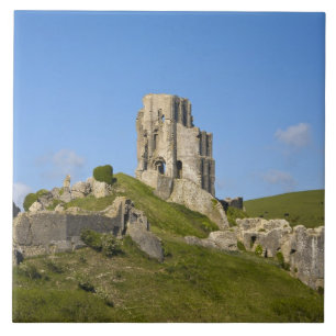 Corfe Castle, Corfe, Dorset, England Fliese
