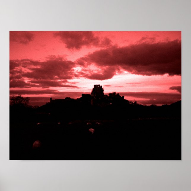 Corfe Castle Poster (Vorne)