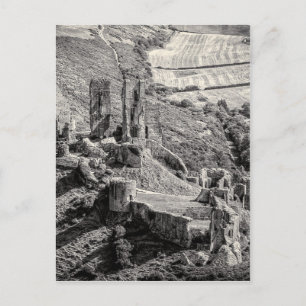 Corfe Castle Postkarte