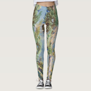 Corfu Cypresses von John Singer Sargent Leggings