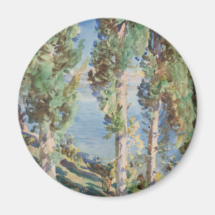 Corfu Cypresses von John Singer Sargent Magnet