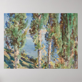 Corfu Cypresses von John Singer Sargent Poster