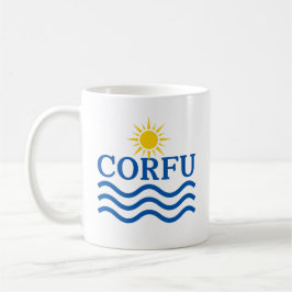 CORFU Griechenland, Sun Waves Kaffeetasse