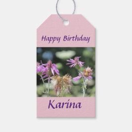 Corfu Lilac Wildblumen Geschenkanhänger