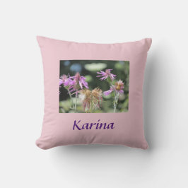 Corfu Lilac Wildblumen Kissen