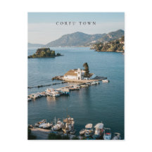 Corfu Town Vlacherna Monastery Scenic